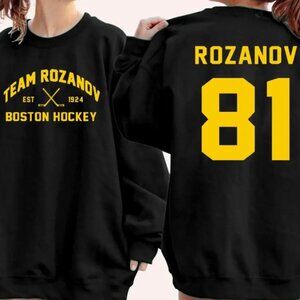 Team ilya Rozanov #81 Vintage Sweatshirt, Hudson Williams Connor Storrie Sweater